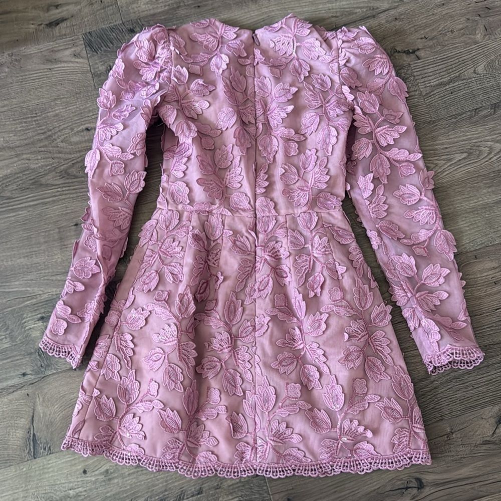 HELSI Christy Appliqué Long Sleeve Minidress - Picture 4 of 5